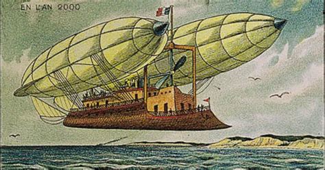 Виявлені картини 1910 року, які зображають життя у 2000 році — Цікaвинки