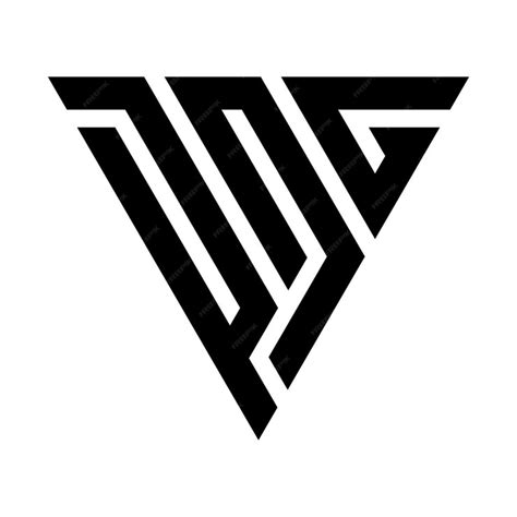 premium vector pdg logo monogram pdg modern letter logo design vector