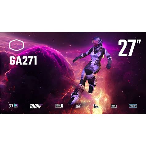 Cooler Master GA271 27" QHD 100Hz Monitor - Laptops Direct