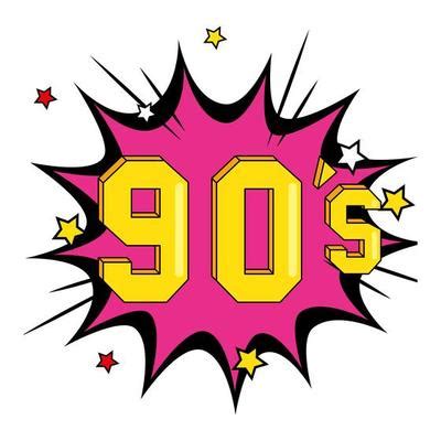 nineties vector art icons  graphics