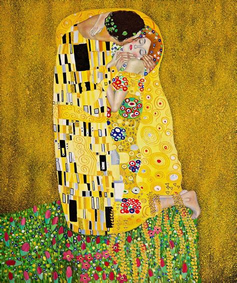 The Kiss By Gustav Klimt Expressionist Art Print Klimt Art Gustav