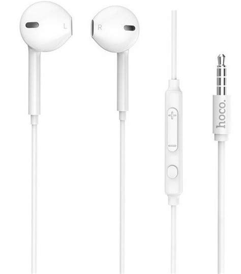 Наушники проводные вкладыши Hoco M55 Белые (gr_018156) – низкие цены ...