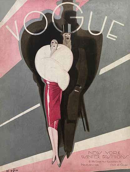Guillermo Bolin Vogue Cover 1926 11 01 Copyright Sex Appeal Mad Men Art Vintage Ad Art