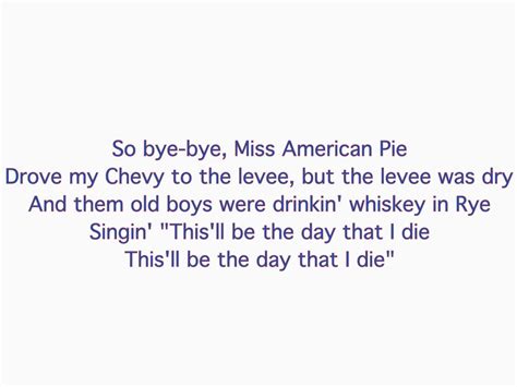 What is american pie song about - plmmoving