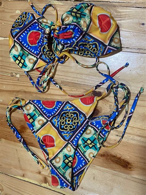 Print Bikini Set Women S Fashion Swimwear Bikinis Swimsuits On Carousell