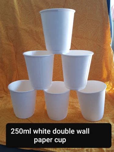 250ml White Double Wall Paper Cup At Best Price In Gondal By Spectra