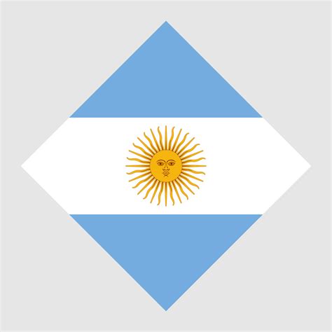 Argentina flag, official colors. Vector illustration. 10421744 Vector ...