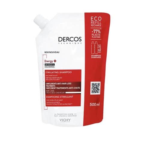 VICHY Dercos energy + éco-recharge shampooing énergisant 500ml ...