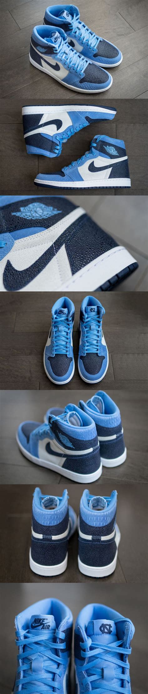 Unc X Nike Air Jordan 1 Pe Fashion Shoes Sneakers Hype Shoes Air