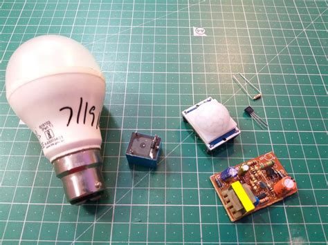 turning  bulb  smart light pir hackadayio