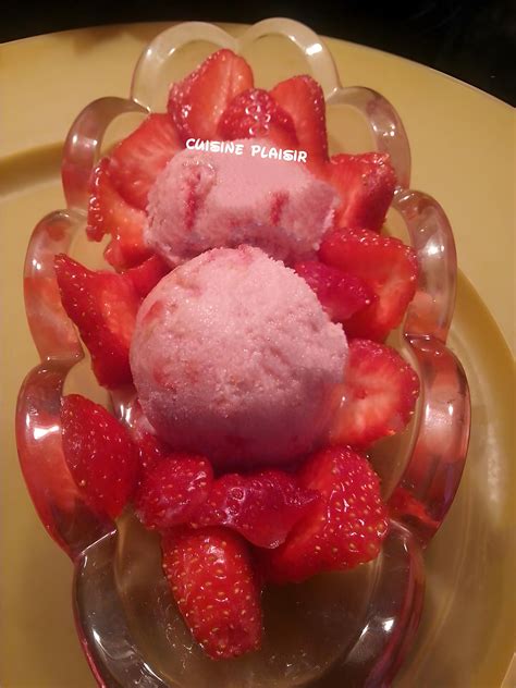 Recette De Cr Me Glac E La Fraise La Sorbeti Re Sans Oeuf