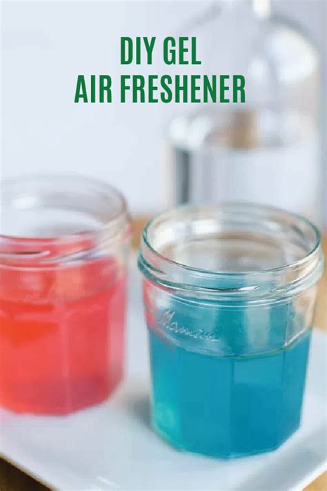 How To Make Your Own Gel Air Fresheners Recipe Blends Diy Air