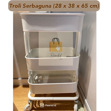 Jual Troli Serbaguna Ikea Rashult Troli Dapur Troli Perlengkapan