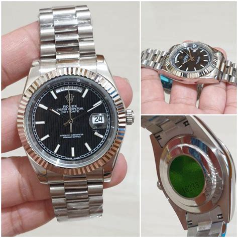 Jual JAM TANGAN PRIA ROLEX OYSTER DAY DATE MIYOTA JAPAN AUTOMATIC KW