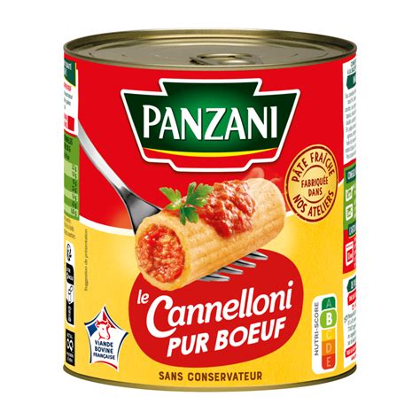 Cannelloni pur bœuf Les pâtes farcies Ravioli Panzani