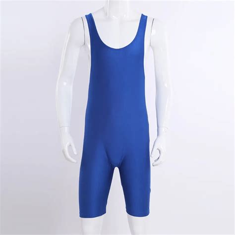 Culotte Slip Sexy Iefiel Hommes Lingerie Une Pi Ce Sans Manches Solide Modifi Lutte Singlet