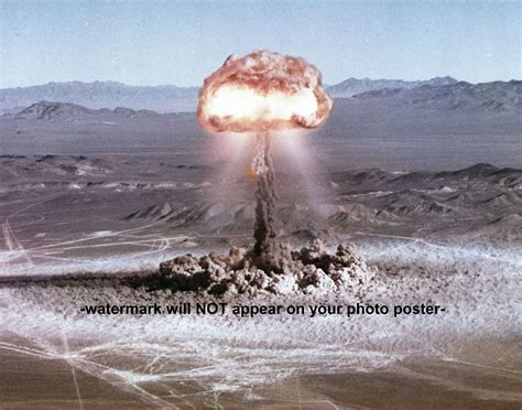 11x14 First Nuclear Bomb Test From a Jet PHOTO Poster Atomic Weapon ...