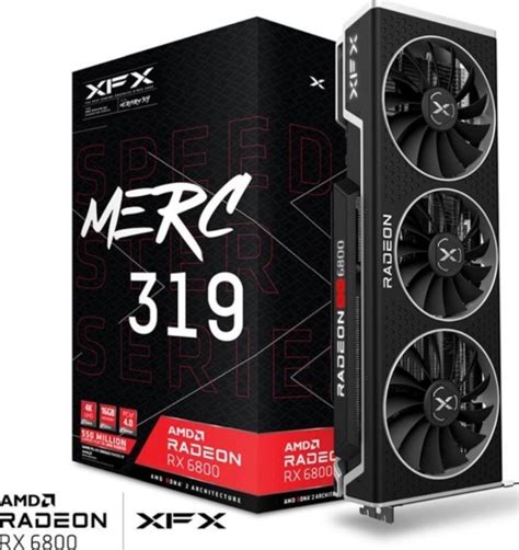 XFX Speedster MERC319 Radeon RX 6800 16GB GDDR6 HDMI DisplayPort