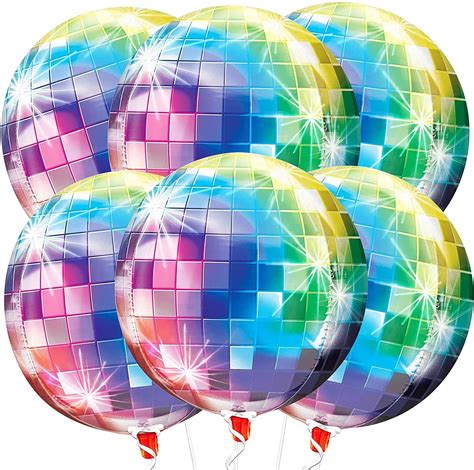 Gro E Bunte Disco Ballons Er Pack Gro E Zoll Grad Etsy