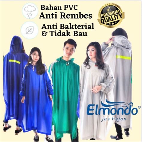 Jual Jas Hujan Poncho Ponco Lengan Personal Elmondo Jas Ujan Jumbo