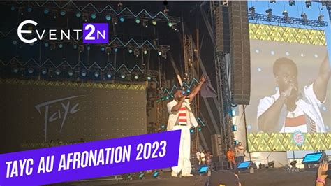 Tayc et ses danseuses mettent le feu à l Afronation Portugal 2023