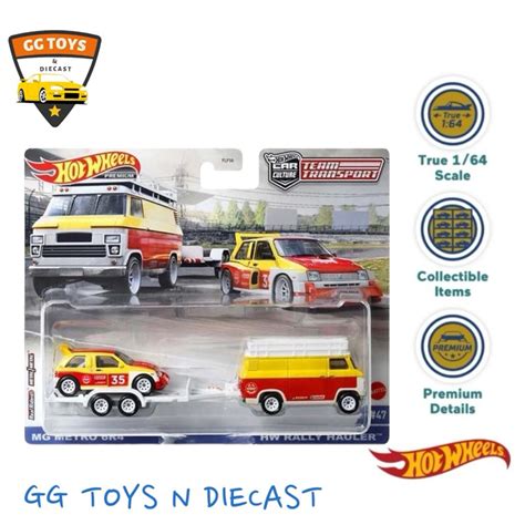 Hot Wheels Hw Hotwheels Team Transport Mg Metro R Hw Rally Hauler Premium Shopee Singapore