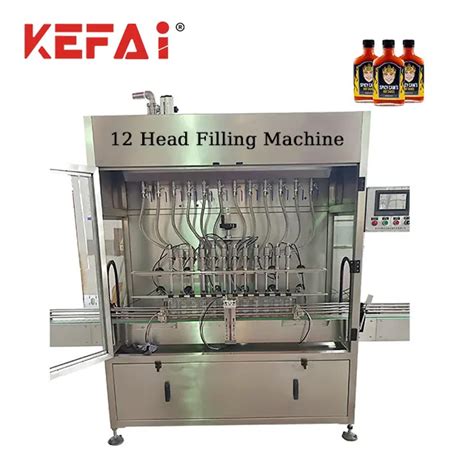 Kefai Automatic Ml Ml Linear Bottle Jar Liquid Bottling Filling