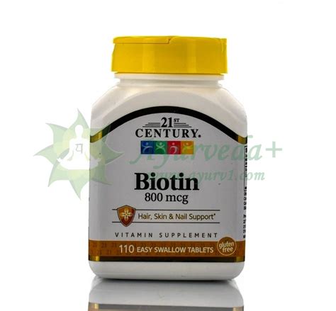 Биотин 800mcg, Biotin 21 Centry 800mcg 110tab купить Киев Украина