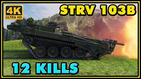 World Of Tanks Strv B Kills K Damage Vs Gameplay