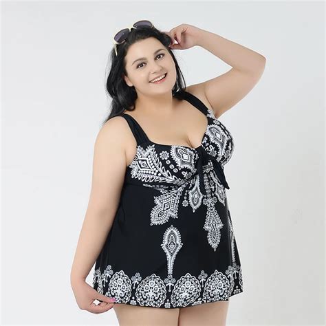 Aliexpress Buy 150Kg Sexy Two Piece Women Swimsuit Super Plus Size Woman Print Bikini