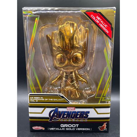 Hot Toys Cosbaby Groot Metallic Gold Version Shopee Thailand