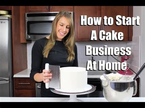 How To Start A Cake Business From Home Chelsweets Youtube