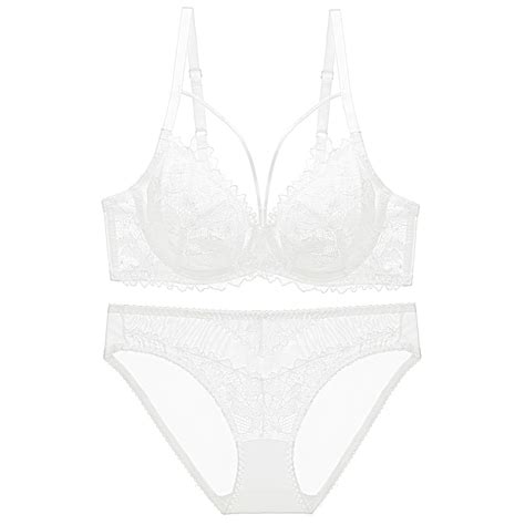 Sentmoon Sexy Lingerie For Women Thin Sponge Transparent Bra With Large Chest And Small Lace