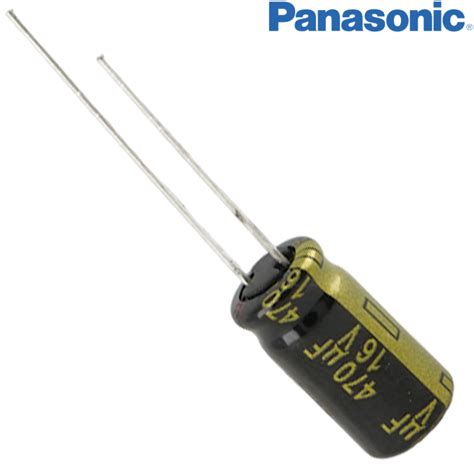 EEUFM1C471L 470uF 16Vdc Panasonic FM Electrolytic Capacitor