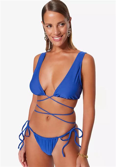 Buy Trendyol Strappy Bikini Top 2024 Online ZALORA Singapore