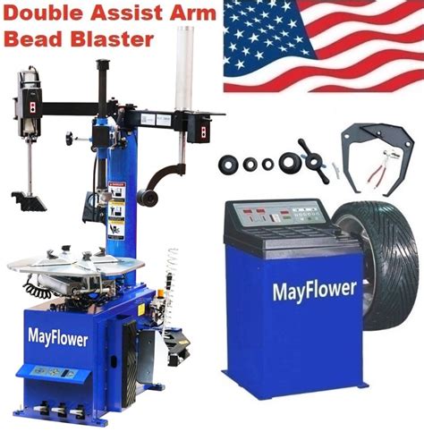 New Double Assist Arms Tire Changer Wheel Changers Machine Combo