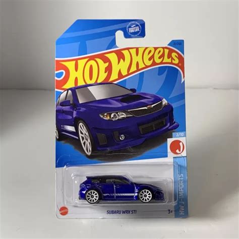 Hot Wheels Subaru Wrx Sti Hw J Imports Jdm Royal Bleu La Main Eur