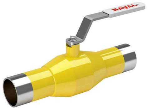 Кран шаровой NAVAL 280411 DN 80 PN 25 стальной стандартнопроходный под ...