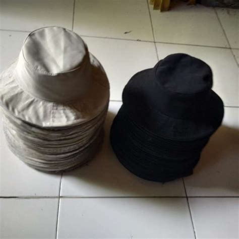 Jual Topi Keplek Murah Meriah Topi Rimba Pakai Tali Topi Proyek Tp