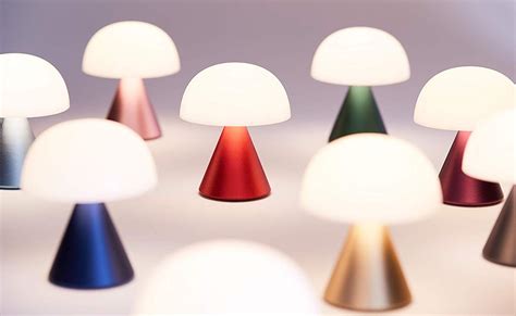 This mini LED lamp provides a soft, warm bedside light