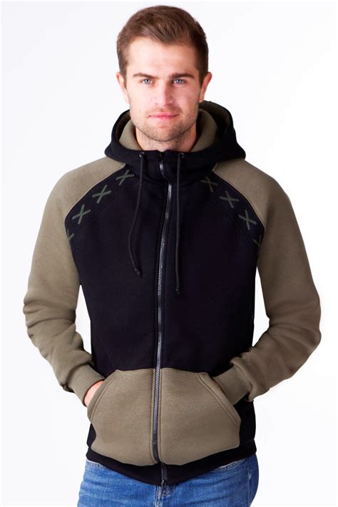 Тепле чоловіче худі з капюшоном | Athletic jacket, Sweaters, Hooded jacket