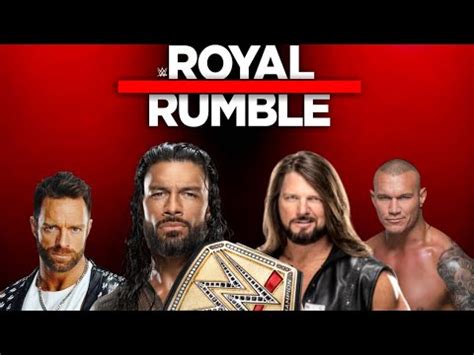 Wwe Royal Rumble Full Match Card Match Card Predictions Youtube