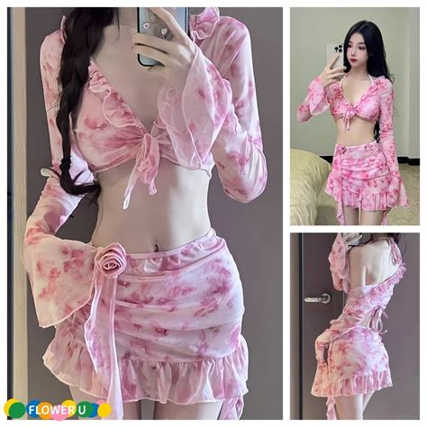 Giao Hàng Nhanh Tại Hà NộiBộ Đồ Bơi Bikini Bộ Bốn MảnhThời Trang Và Gợi Cảm Ôm Hơn Nhìn Đi