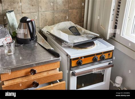 Dirty Kitchen Detail Stock Photo Alamy