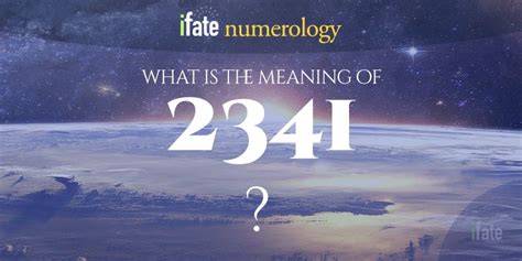 Number The Meaning of the Number 2341