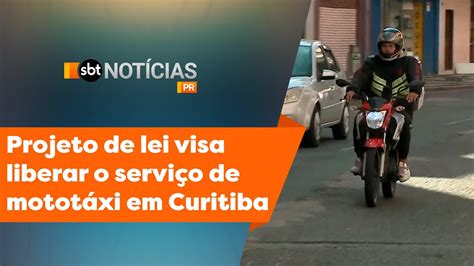 Projeto de lei visa liberar o serviço de mototáxi em Curitiba SBT