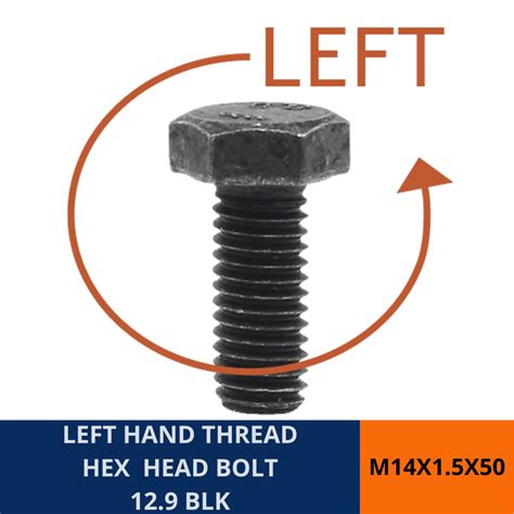 Left Hand Thread High Tensile Hex Head Bolt Fine Thread Gold Coast