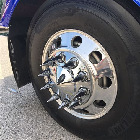 Semi Truck Spike Lug Nut Covers