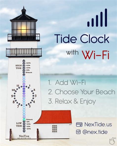 Nextide Home Of The Lighthouse Wi Fi Tide Clock