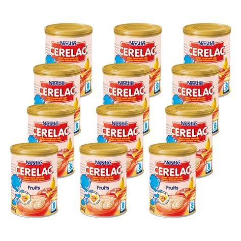 Cerelac Fruits Tin 400g 12 Pack